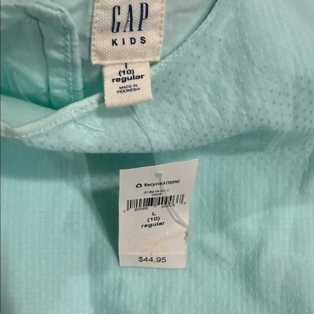 GAP Girls Blue Floral Print‎ Fit And Flare Dress Size Large (10) NWT